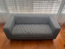 IKEA Klippan, 2er Sofa grau