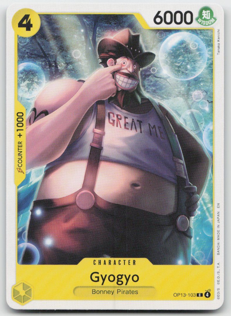 Bandai Carte collezionabili: One Piece Gyogyo OP13-103 C – Usato da Lugano venduto da VlaseCard