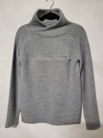 Pull col roulé gris BKL Wear taille 14 ans, impeccable!
