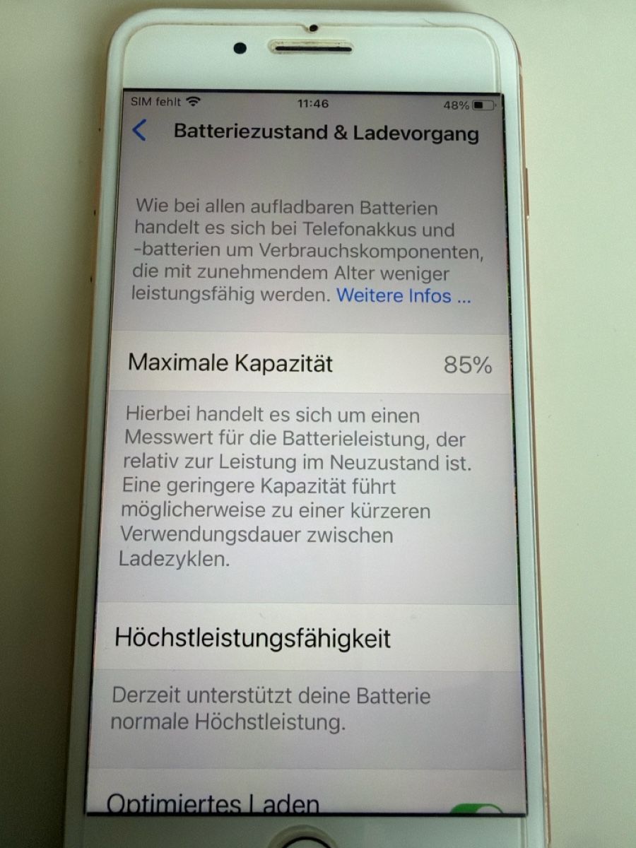 Apple Telefoni cellulari / Smartphones: iPhone 8 plus IOS 16.7.16 neuester Stand  – Usato da St. Gallen venduto da sweetlucky 4