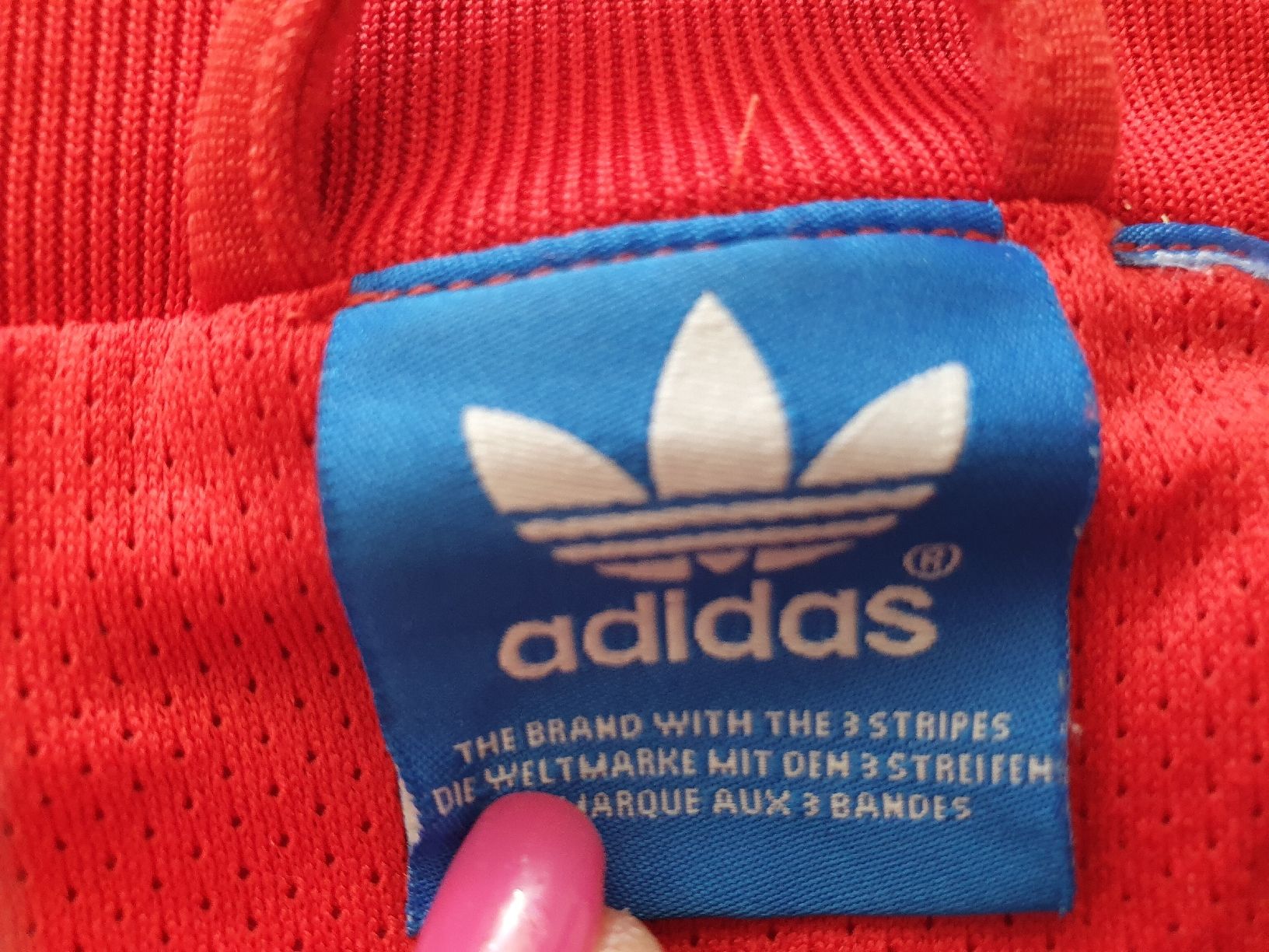 Adidas Giacche: Adidas Jacke, Rot, Grösse S – Usato da Laufenburg venduto da megane1959 4
