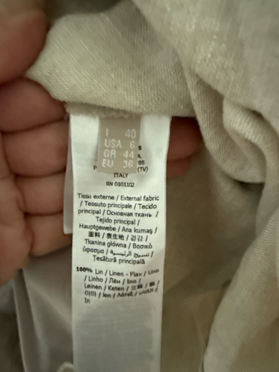 Stefanel Vestiti: Stefanel Leinen Kleid Gr. 40 – Nuovo (secondo la descrizione) da Wittinsburg venduto da redrose296 3