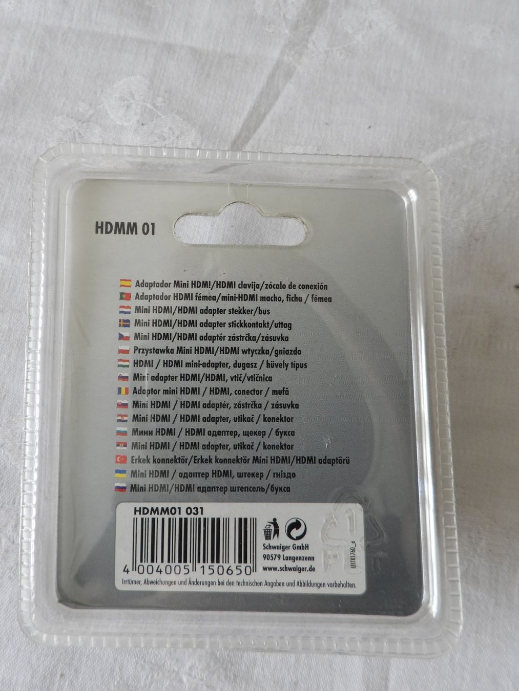 Adattatori: Mini HDMI/HDMI Adapter von Schwaiger – Nuovo e nell'imballaggio originale da Tavannes venduto da jimananas 1