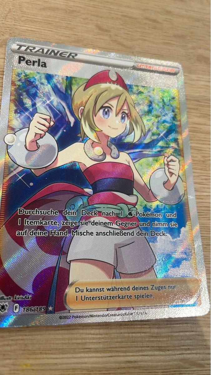 Pokémon Carte collezionabili: Pokémon Karte Perla 186/189  – Nuovo (secondo la descrizione) da Wetzikon ZH venduto da cyb_7y78