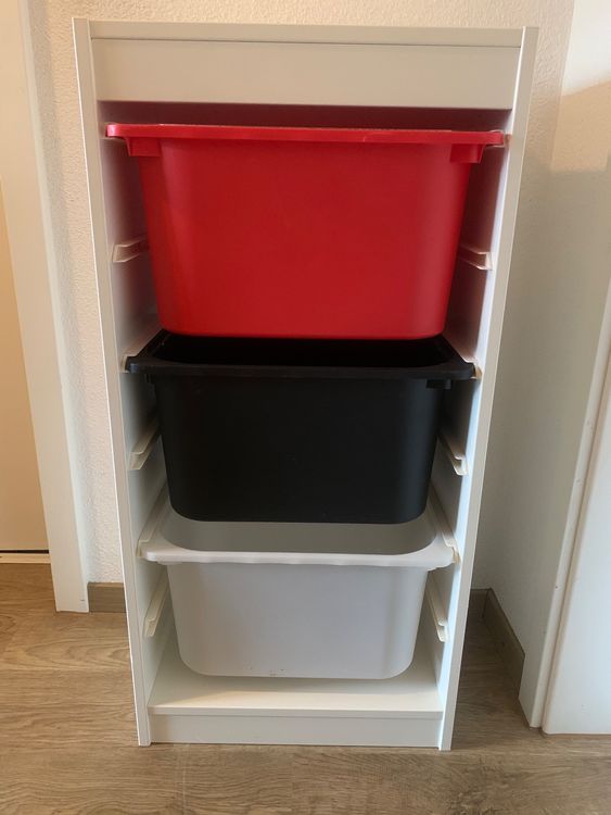 Trofast IKEA Regal weiss mit 3 Boxen (Gebraucht) in Lyss für CHF 25 ...