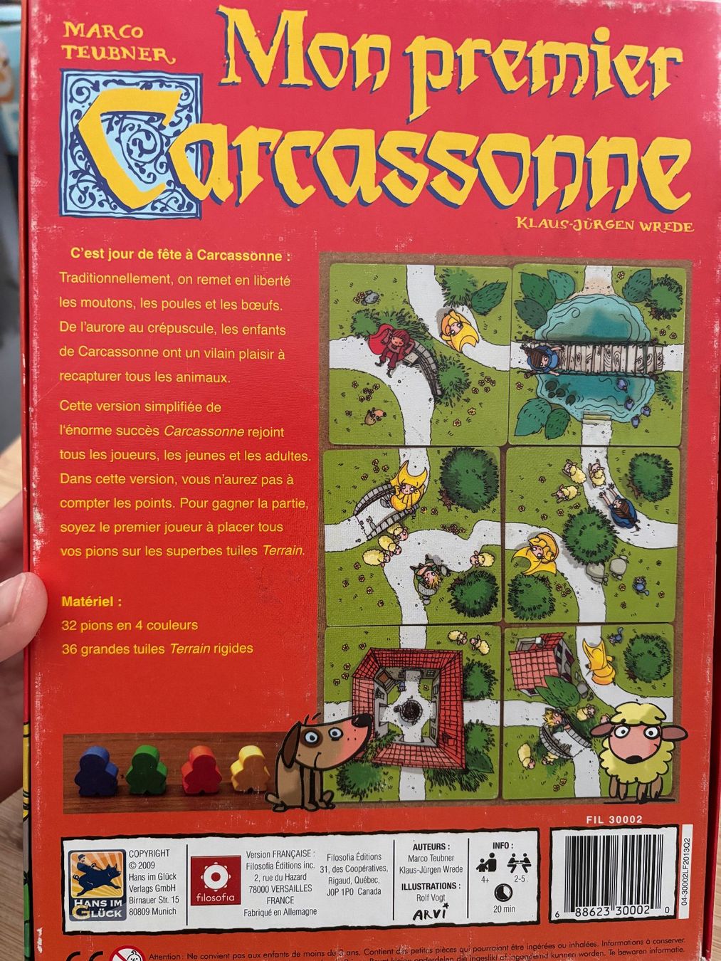 Jeux: Je mon premier Carcassone dès 4 ans – D'occasion à Salvenach par gwenwywar 2