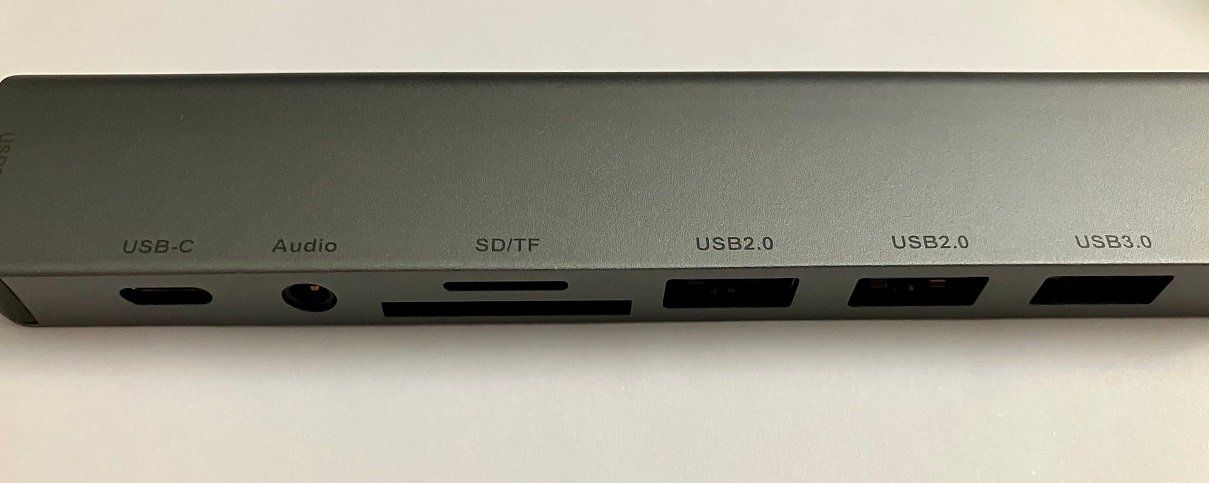 Hub & Switch: USB-C & USB-A Hub 8-in-1 | TF | SD | Audio | USB-A | USB-C – Nuovo (secondo la descrizione) da Olten venduto da JS42 1