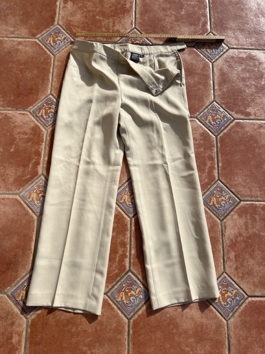 Pantaloni: beige elegante Hose von Kasper, Gr. 40 – Usato da Bonaduz venduto da Malves10 1