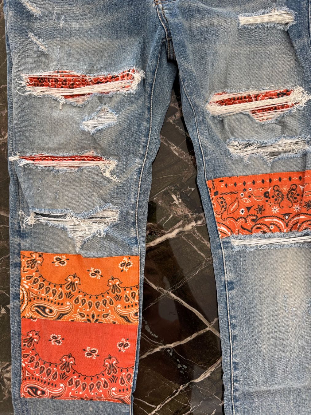 Amiri Jeans: Jeans slim Amiri – Nuovo (secondo la descrizione) da Genève venduto da kil_bxc8 1