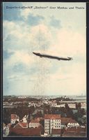 Mockau, Zeppelin über dem Ort und Thekl
