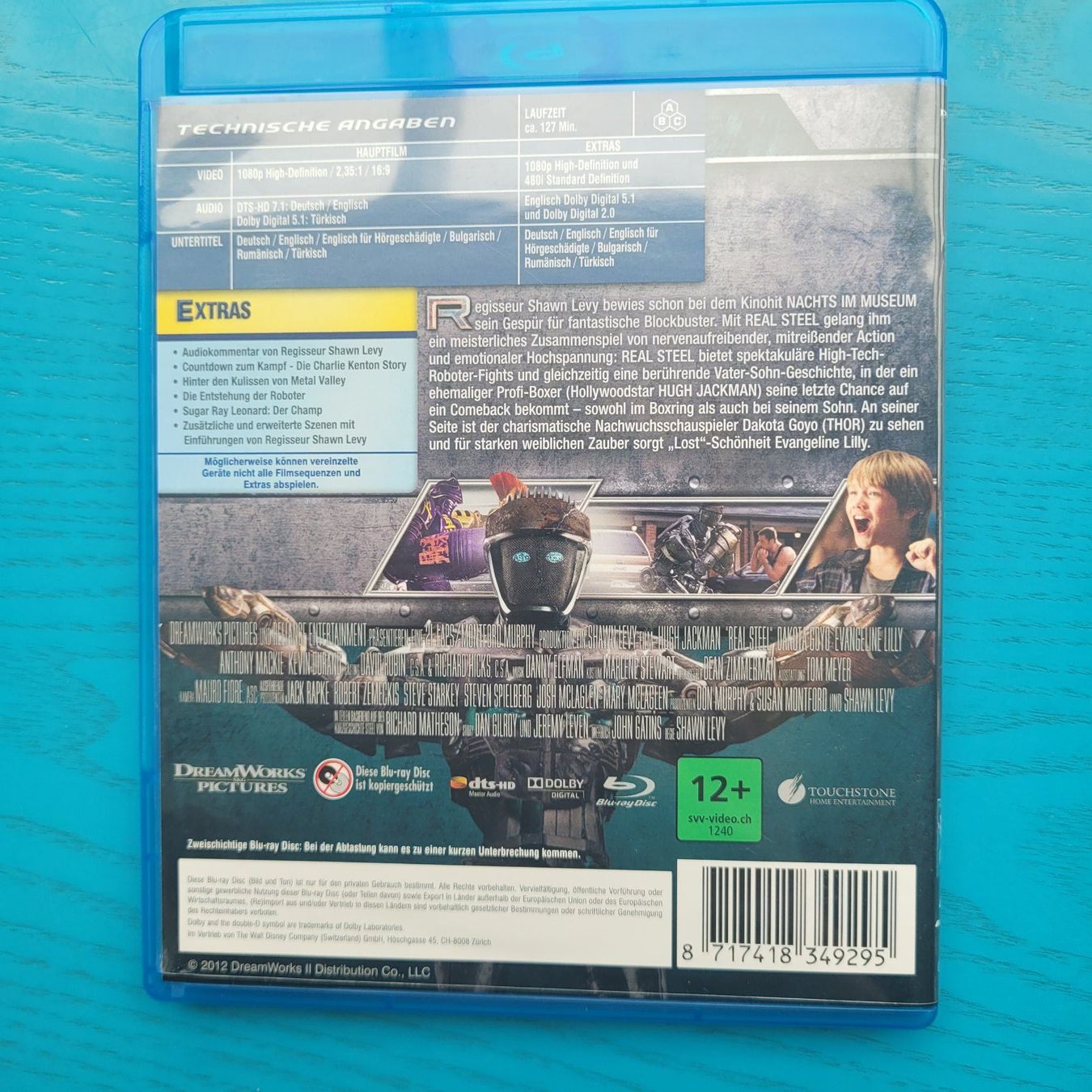 Tutti i DVDs: Real Steel - Hugh Jackman / Blu ray – Usato da SCHÜBELBACH venduto da CoKaHa 1