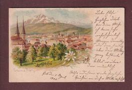 LUZERN und Pilatus - Hofkirche - 1903