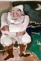 JOSEPH EDWARD DUVANEL (Swiss, 1941-1986) Pierrot, Gouache