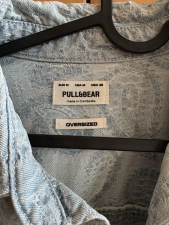 Pull&Bear Oversize Hemd mit Muster