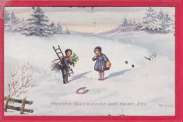 HERZLICHEN GLÜCKWUNSCH ZUM NEUEN JAHR, 2.1.1924