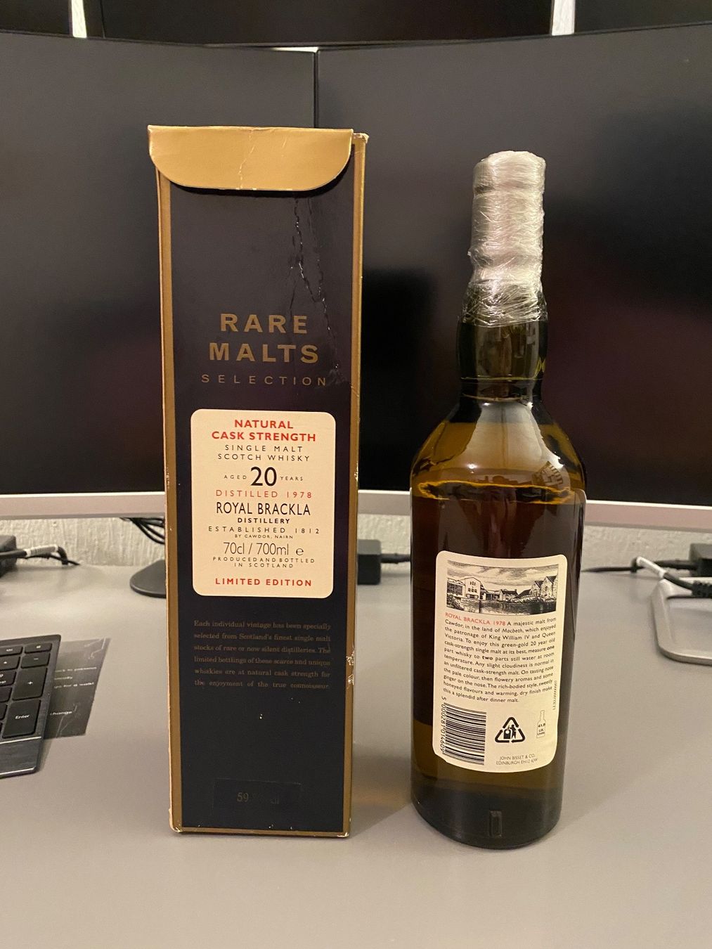 Bevande alcoliche: Royal Brackla 1978 20 years old rare malt selection – Nuovo e nell'imballaggio originale da Küsnacht ZH venduto da alexinside619 1