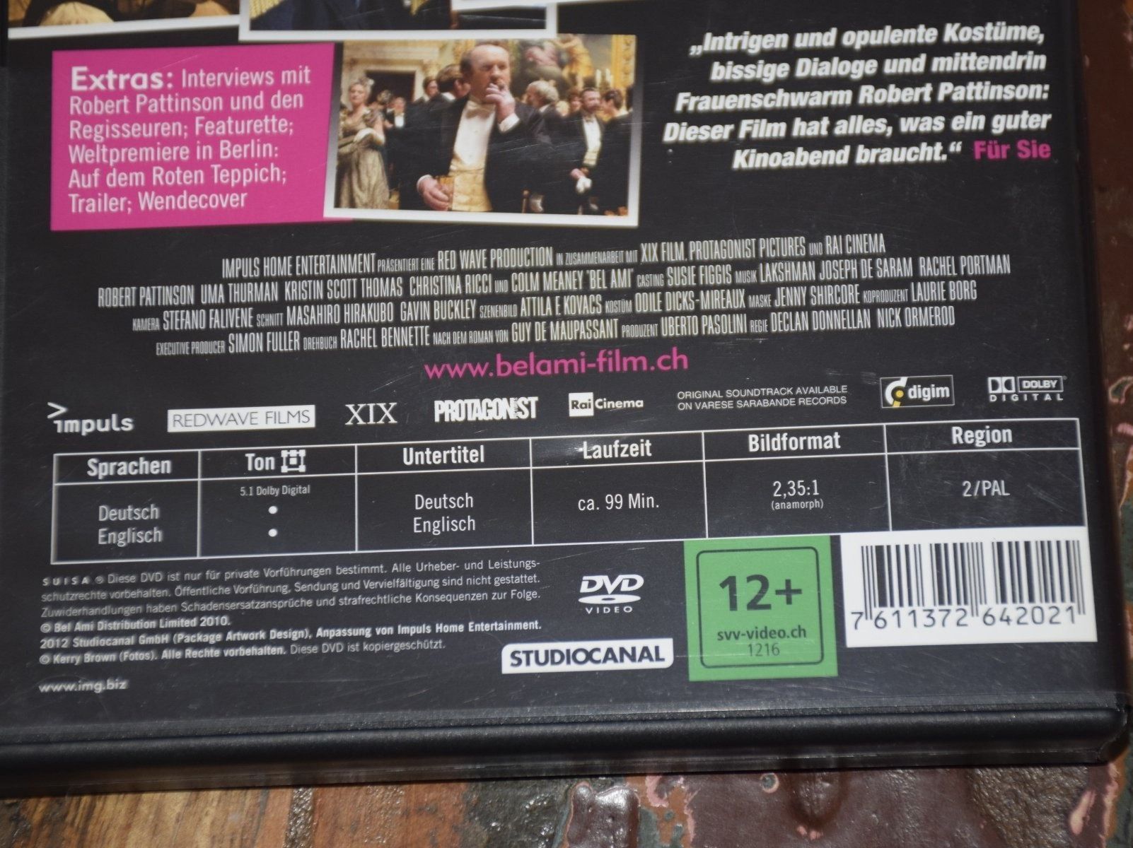 Tutti i DVDs: Bel Ami – Usato da Wetzikon ZH venduto da Wetzicardo25 5