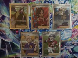 Pokemon Trainerkarten Set Kamado Beauty Sidney Caretaker Kab