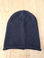 Beanie River Island schwarz gestrickt guter Zustand