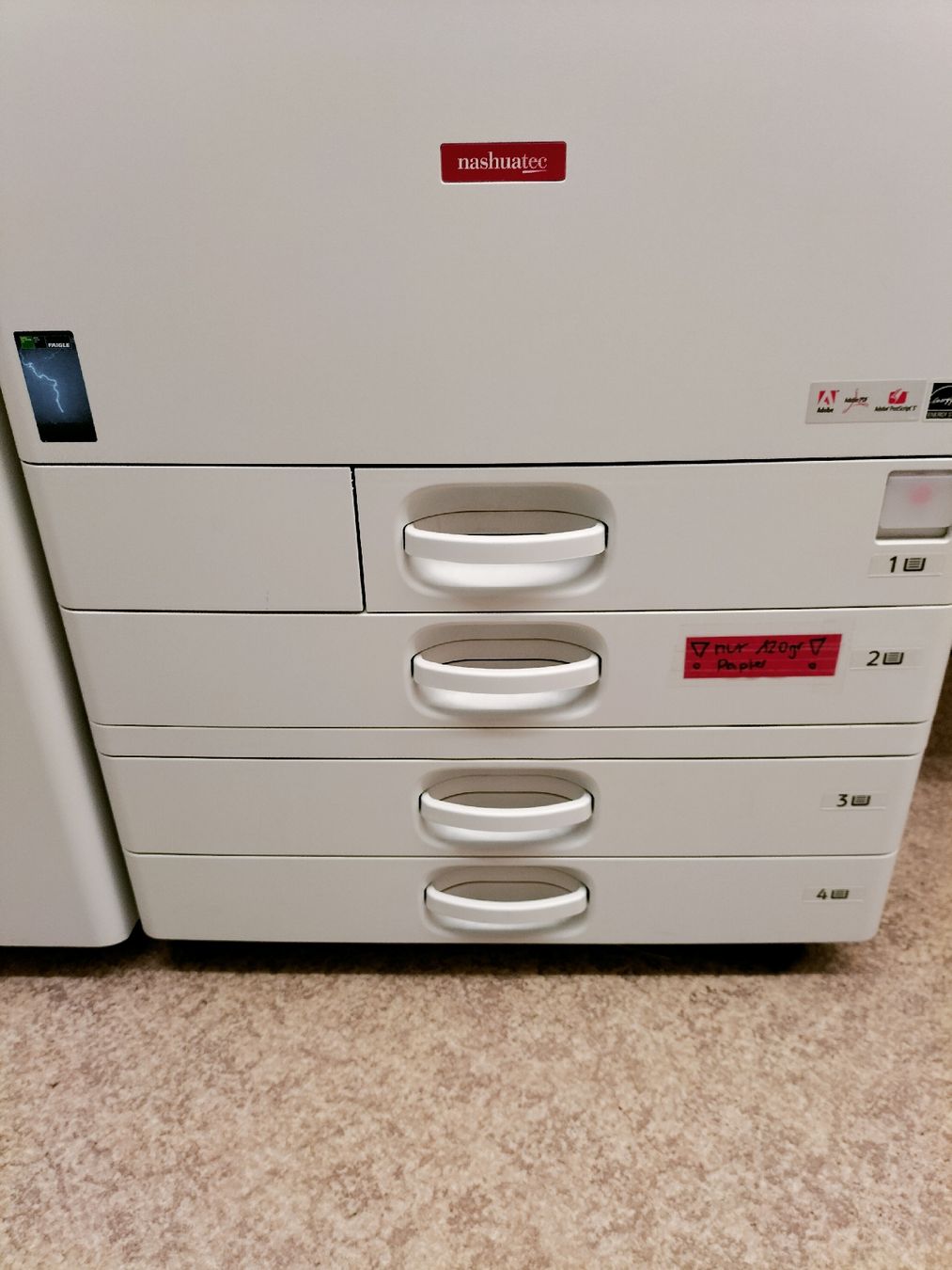 Fotocopiatrici: Multifunktionsdrucker Nashuatec MP C3004ex gebraucht – Usato da Bleienbach venduto da mogig 2