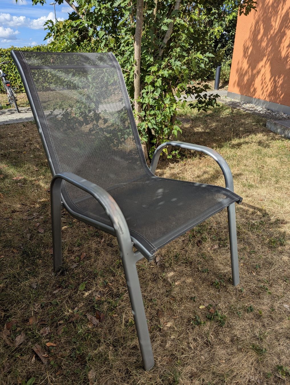 Stühle: Gartenstühle grau – Gebraucht aus Niederlenz von nikasch