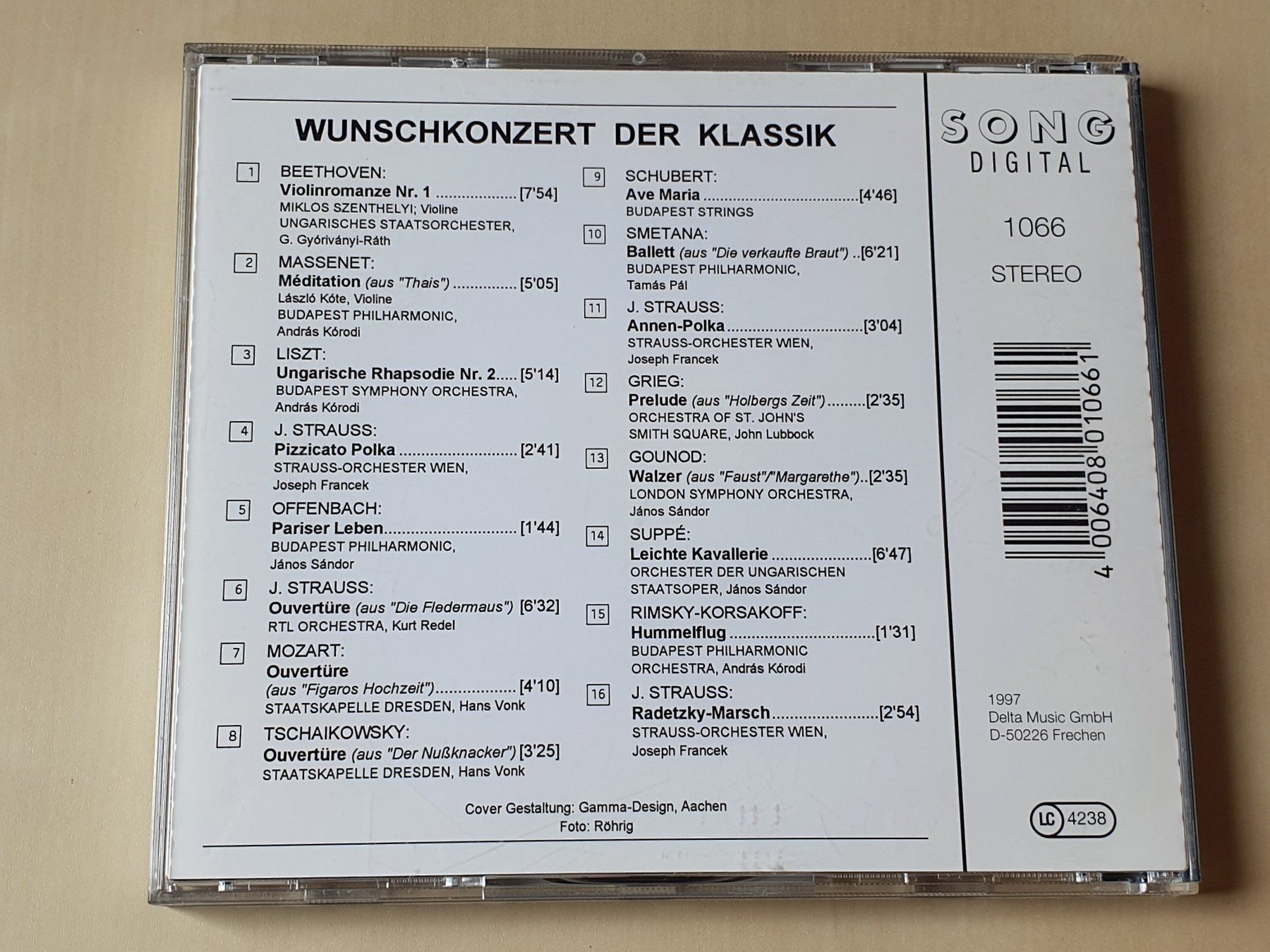 CDs: Wunchkonzert der Klassik – Gebraucht aus Stansstad von collectorsshop 1