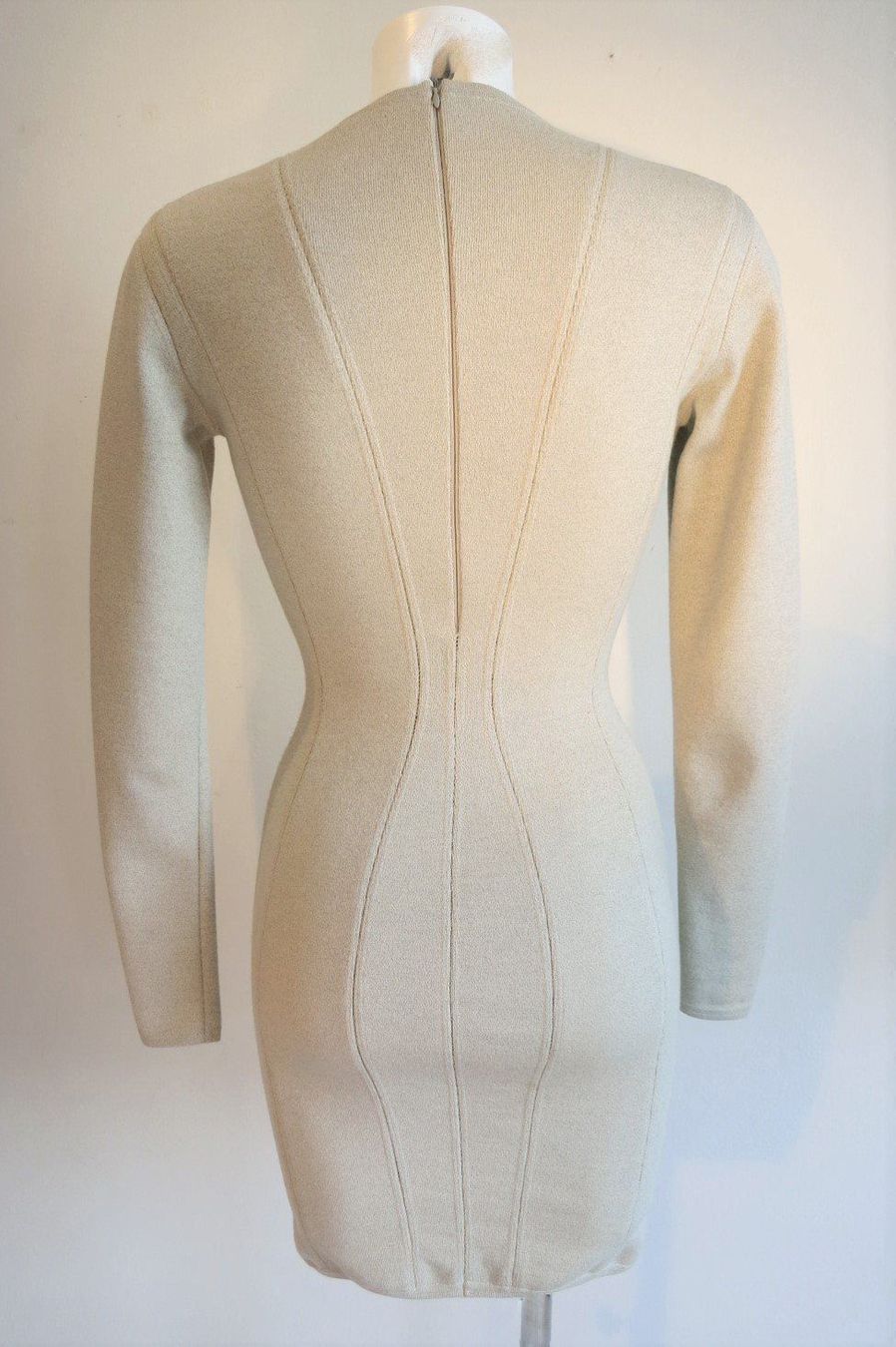 Alaia Vestiti: Alaia Kleid in hellem eisblau vintage – Usato da Zürich venduto da ANU-AnimalsNeedUs 2