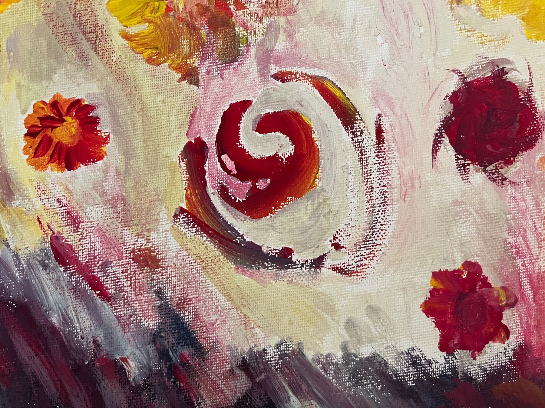 Gemälde: Handgemalt: Tempera auf Leinwand / Canvas. Sommer – Gebraucht aus Aarau von M218 1