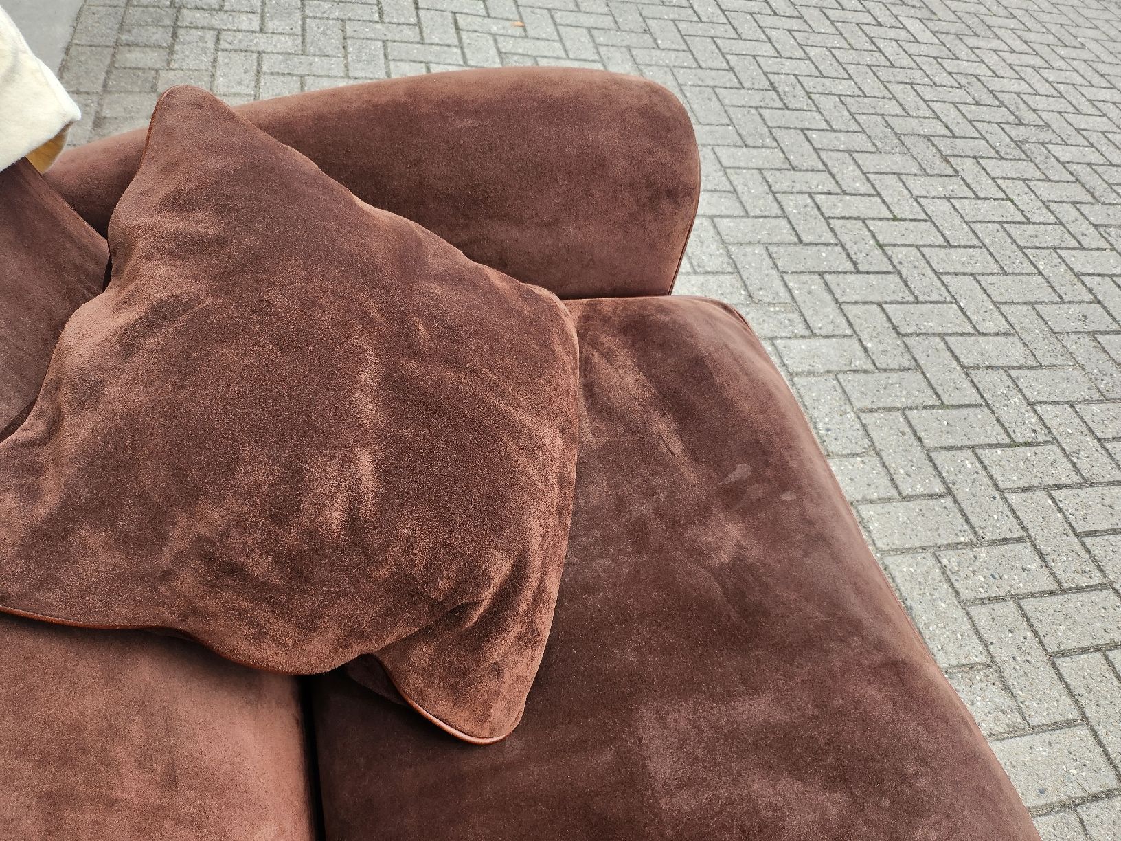 Baxter Poltrone: Baxter - Mickey Extra Armchair in Suède – Usato da Gelderland venduto da HermsenDesign 5