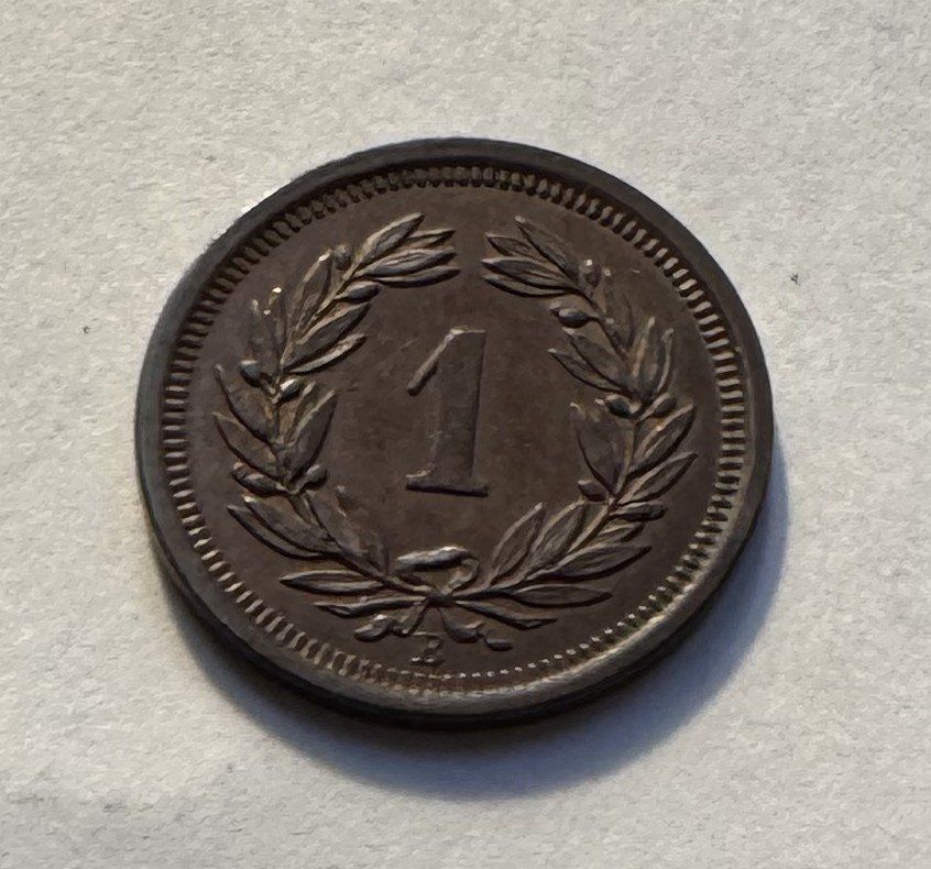 Alle Münzen: 1892 1 Rappen unz – Neu (gemäss Beschreibung) aus Kirchberg SG von Helveticus00 1