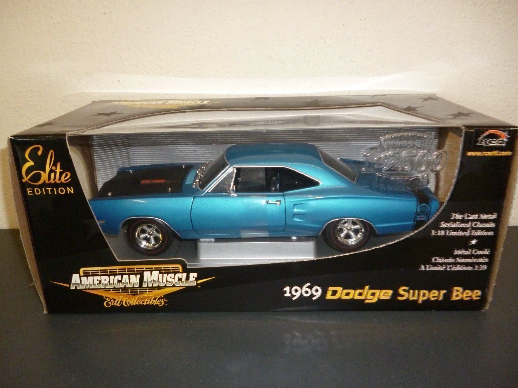 Dodge Modellautos: Dodge Superbee 1969 440 Six-Pack 1:18 – Neu und originalverpackt aus Niederwil SG von Kaicorner03