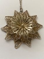 Silber Kette mit Silber Anhänger Filigran