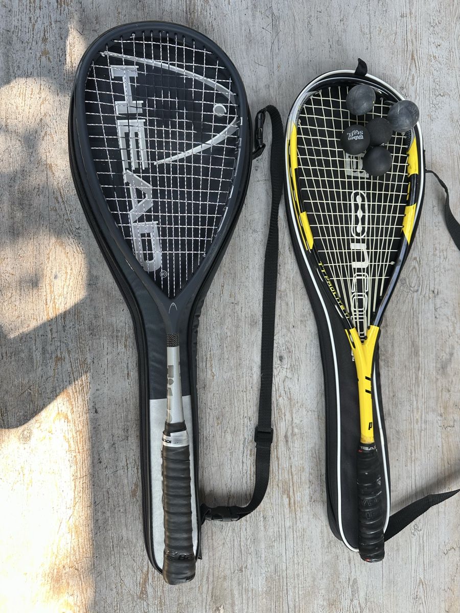 Head Racchette: Squashschläger Set inkl. Bälle guter Zust – Usato da Wolfhausen venduto da Foto-Brocki