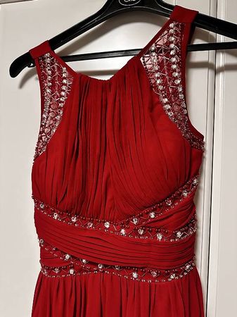 Hochzeitsgast Kleid rot Gr.36