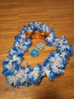 Hawaii Kostüm, Brille, Blumenschmuck