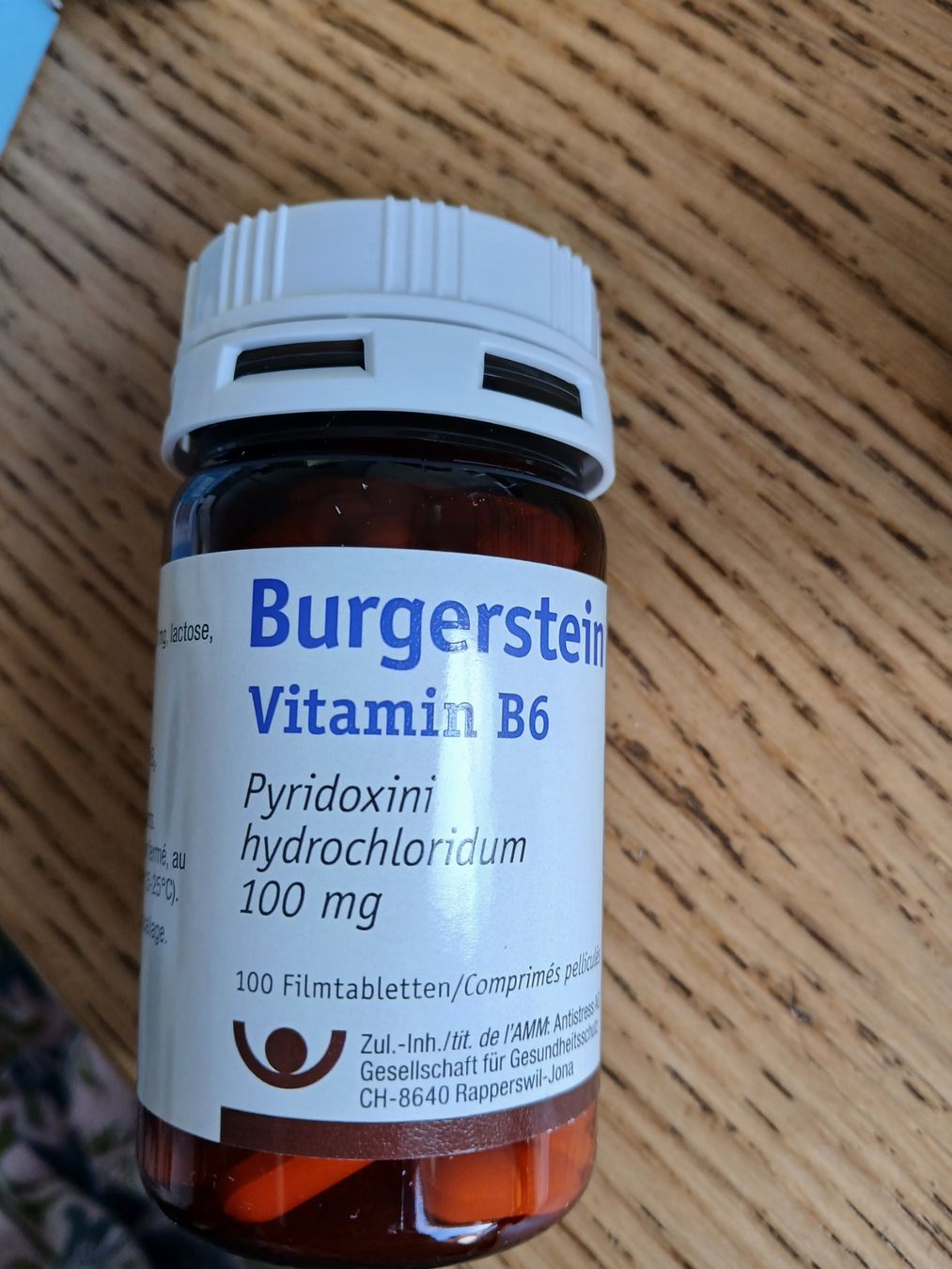 Aliments & Spécialités: Vitamin B6, Burgerstein – Neuf avec emballage d'origine à Zürich par lauravanessa