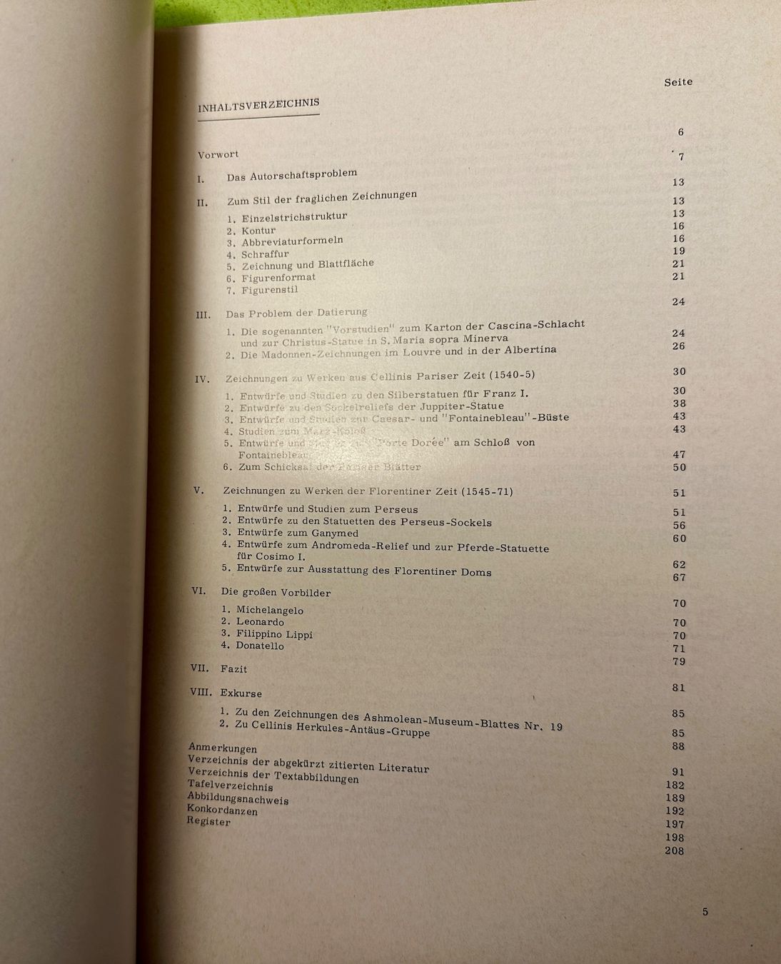 Libri: Alexander Perrig: Michelangelo Studien I, III, IV. – Usato da Zürich venduto da allp 7