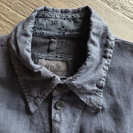 🐸 NILE BLUSE M DUNKELGRAU