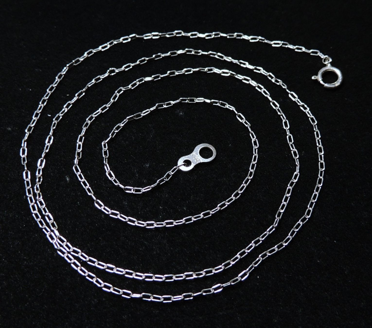 Ketten: Silber 925 Halskette 49 cm / 1,0 mm – Gebraucht aus Waldenburg von schaller707