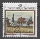 Liechtenstein 1983 Maler Anton Ender: Schaan Zollstrasse (1