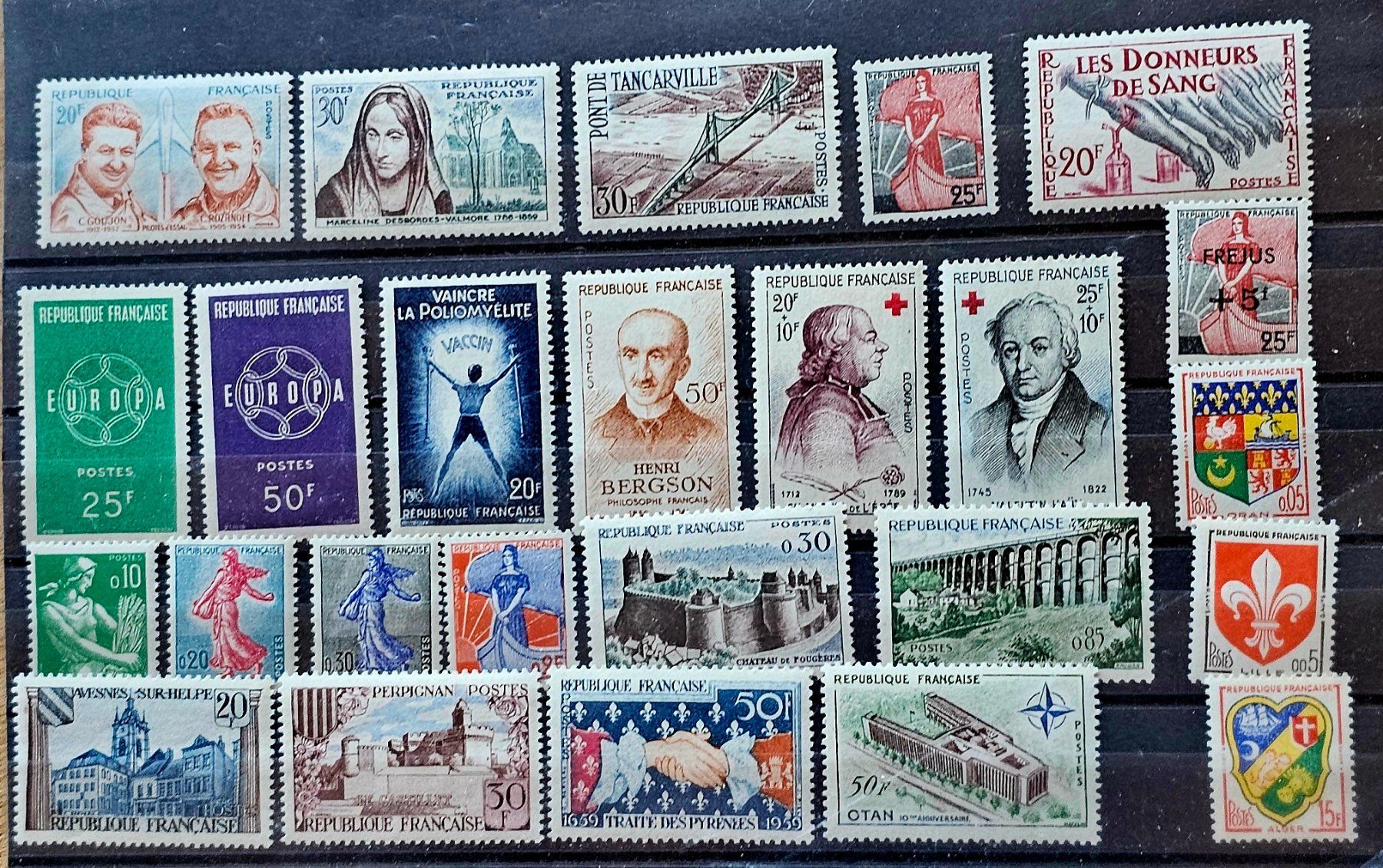 Tutti i francobolli: FRANCE anciens  neufs ** – Nuovo (secondo la descrizione) da Les Valettes venduto da Nuba1
