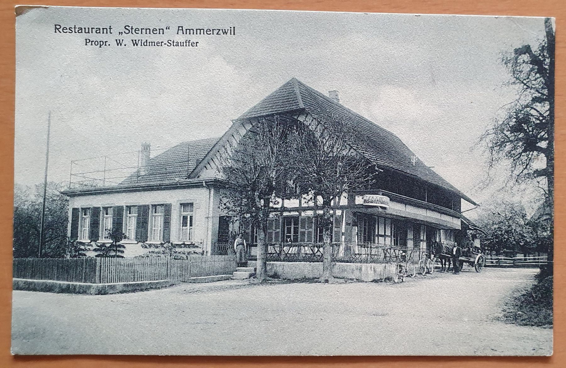 Cartoline postali: Ammerzwil- Restaurant Sternen -  TOP – Usato da Kreuzlingen venduto da Rschweiz1