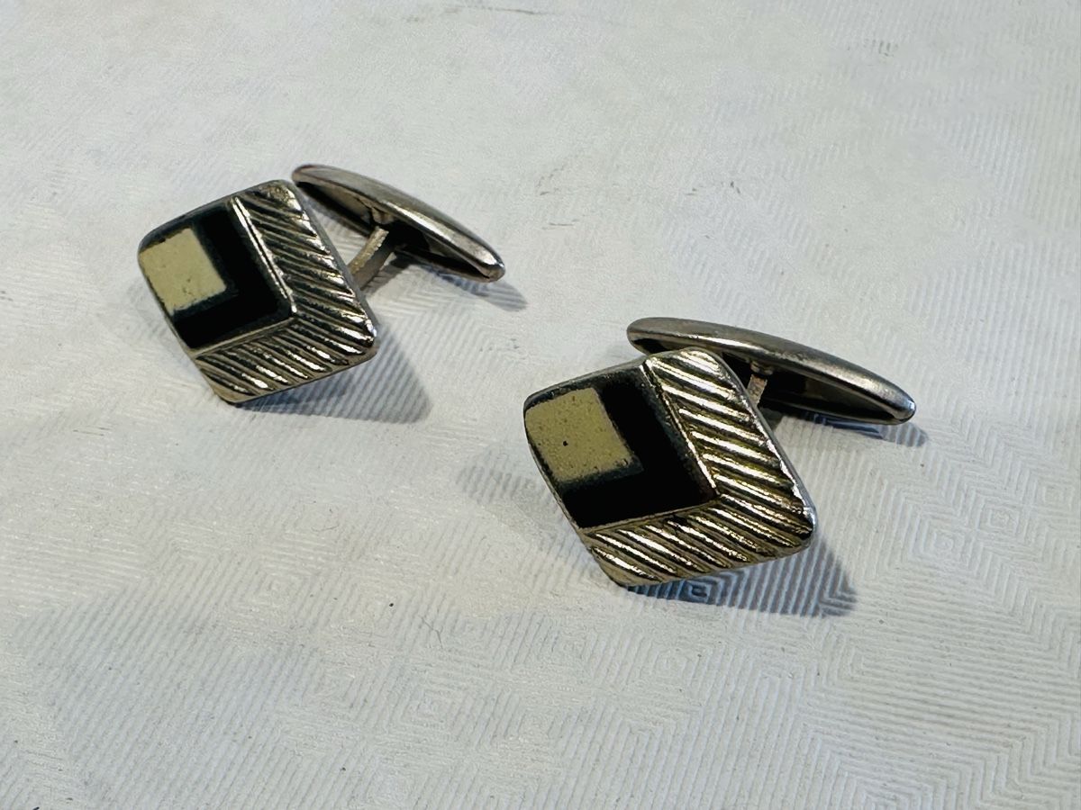 Gemelli: Vintage Manschettenknöpfe Art Deco – Usato da Basel venduto da clearpixel 3