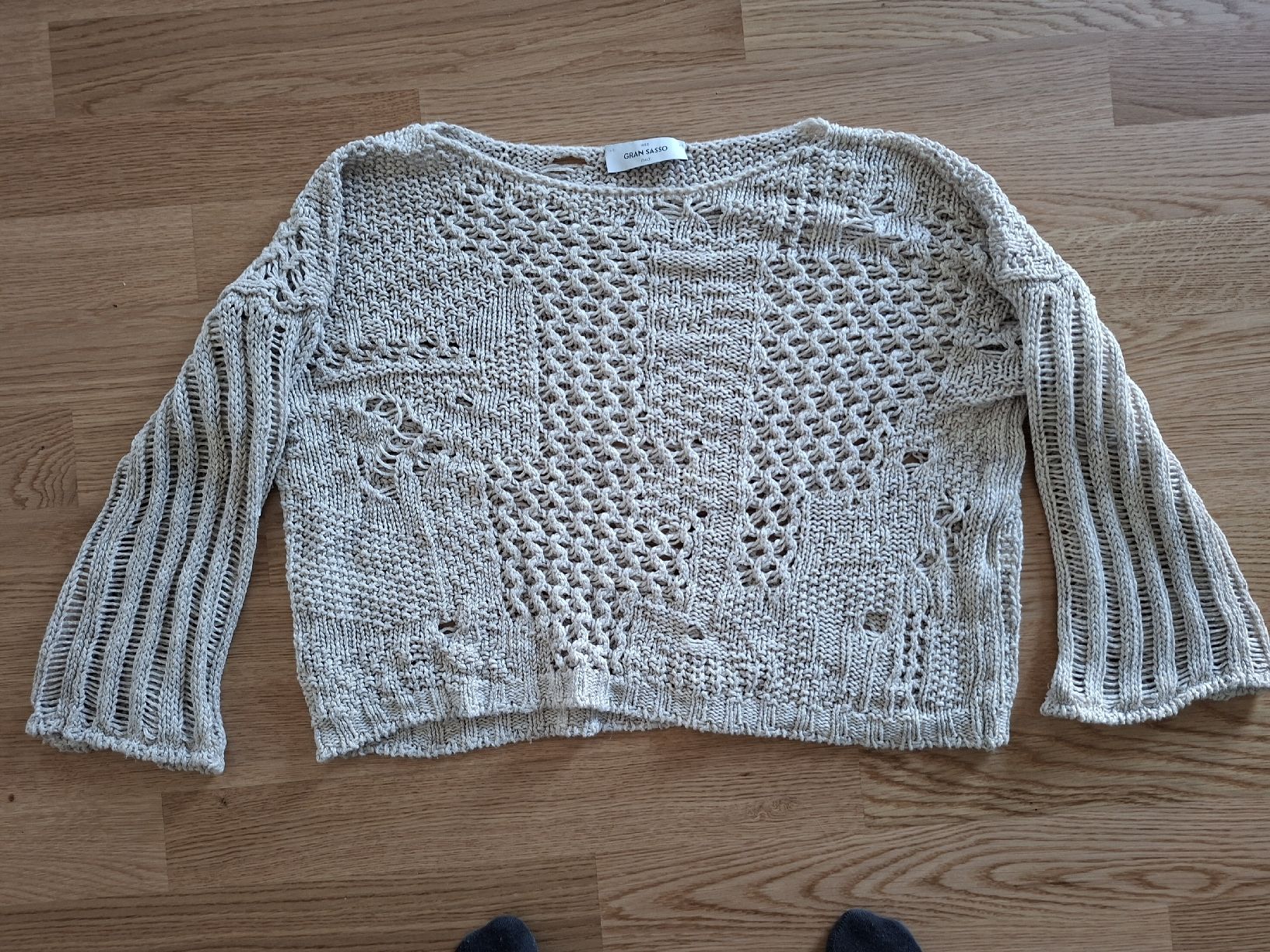 Pullover & Sweatshirts: Damen Pullover Gran Sasso beige grob gestrickt  – Gebraucht aus Zürich von Swisswell49