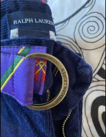 Ralph Lauren Cordhose Blau, Gr.34/36 Top Zustand!