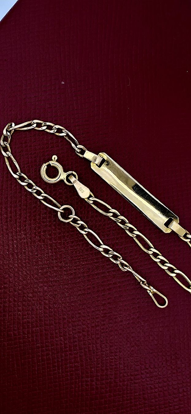 Bracciali & Braccialetti: 14 Karat Kinderarmkette aus Gold  – Usato da Zürich venduto da Juwelier_Stauffacher 3