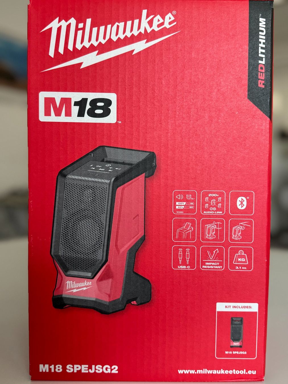Milwaukee Casse acustiche: Milwaukee Baustellenlautsprecher M18 SPEJSG2 – Nuovo e nell'imballaggio originale da Kriessern venduto da schwedenstahl_fan 6
