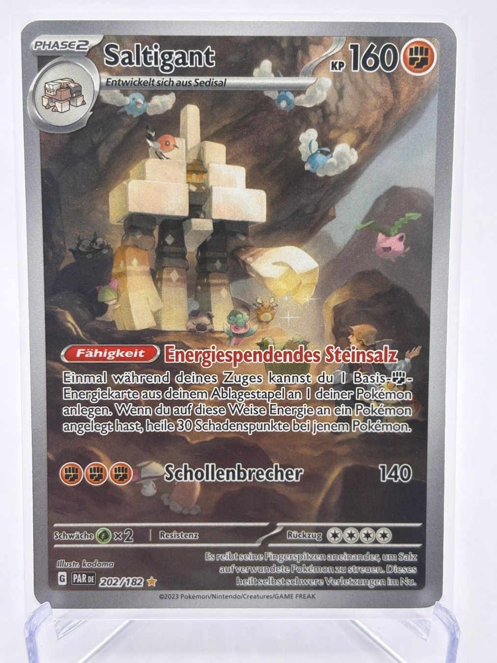 Pokémon Sammelbilder & Trading cards: Paradoxrift - Saltigant  (PAR 202) - DE – Neu (gemäss Beschreibung) aus Allschwil von Bullach