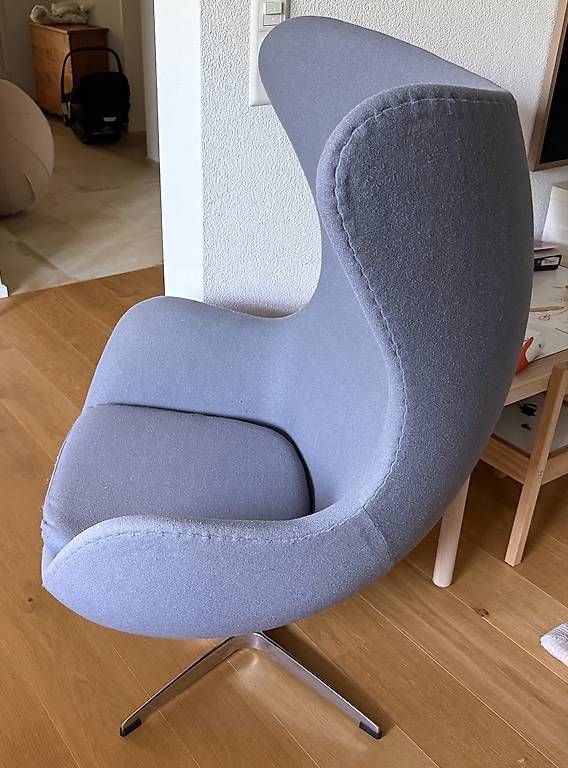 Fauteuils: Fritz Hansen Eggchair Replikat – D'occasion à Olsberg par Schutere 3