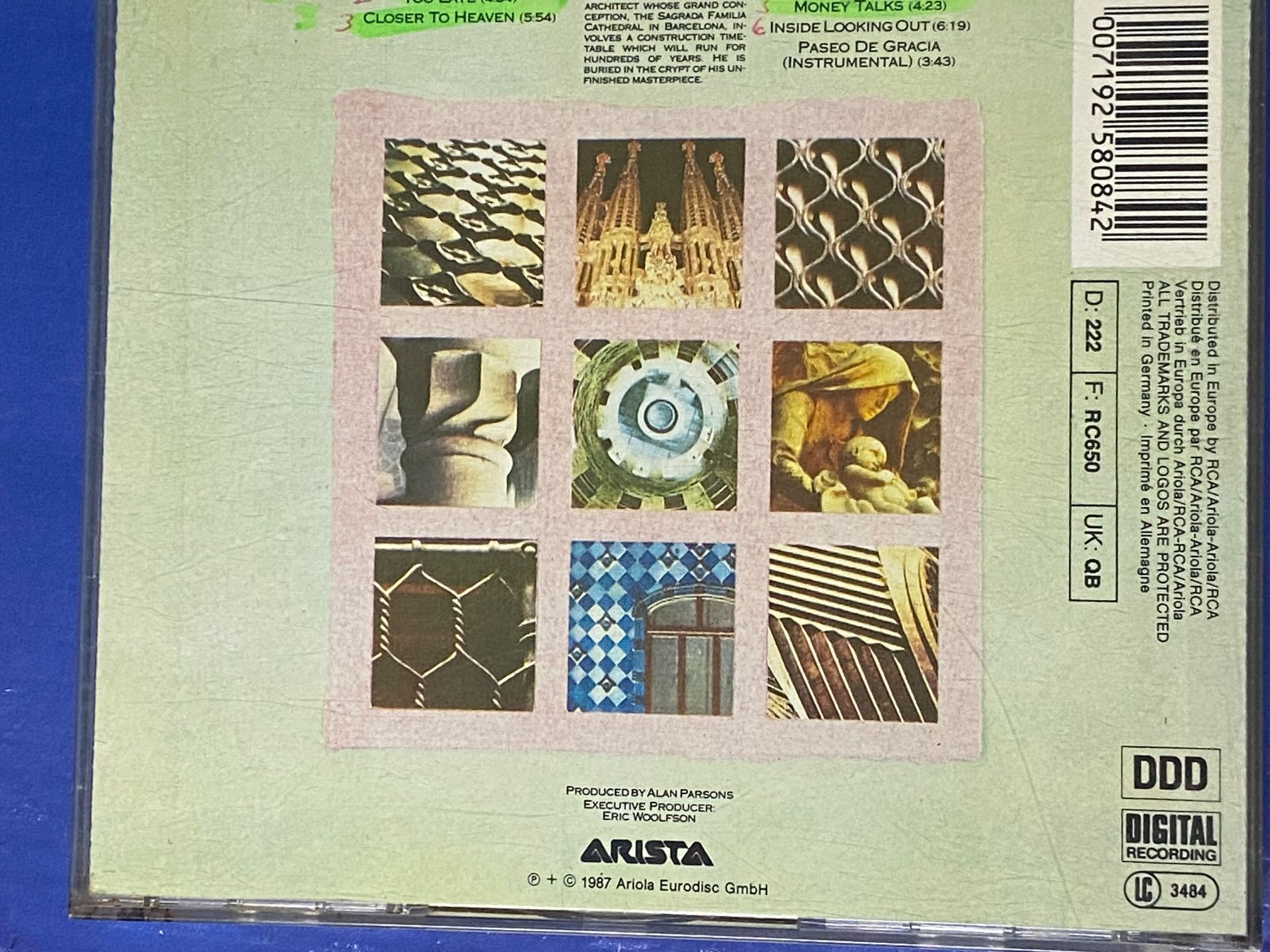 CDs: The Alan Parsons Project – D'occasion à Muri b. Bern par AdidasCollector 3